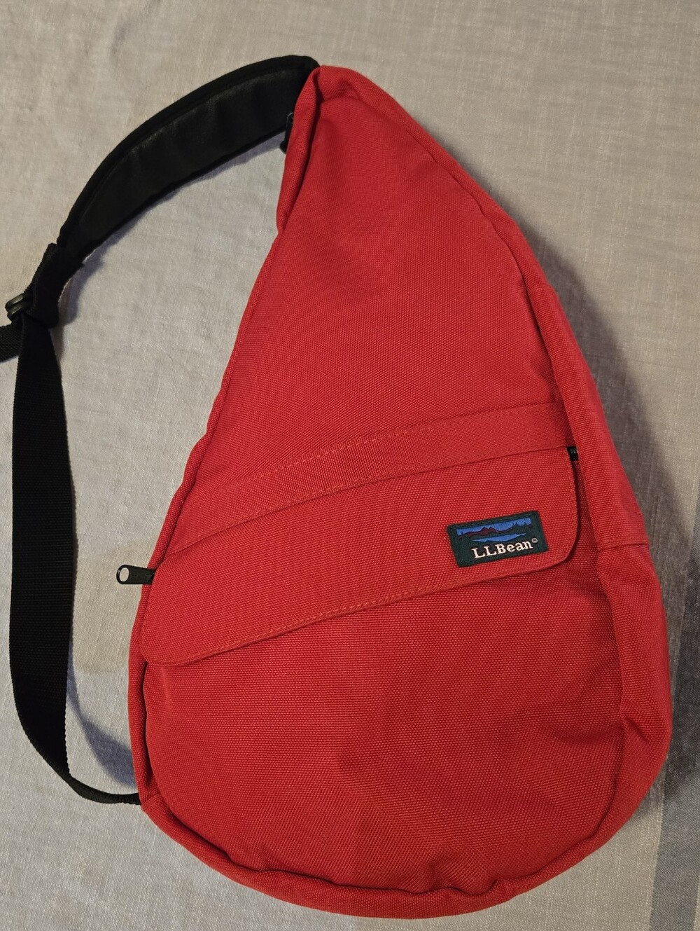 Vintage L.L. Bean Healthy Back Ameribag Large Sling Red Perfect Condition!